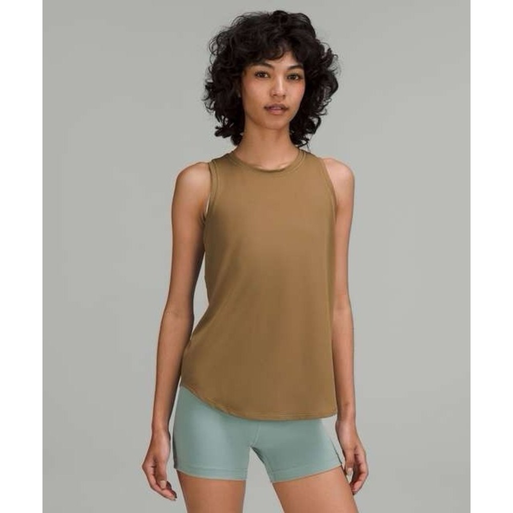Lululemon High Neck Running and Training Tank Top Size 10 Artifact